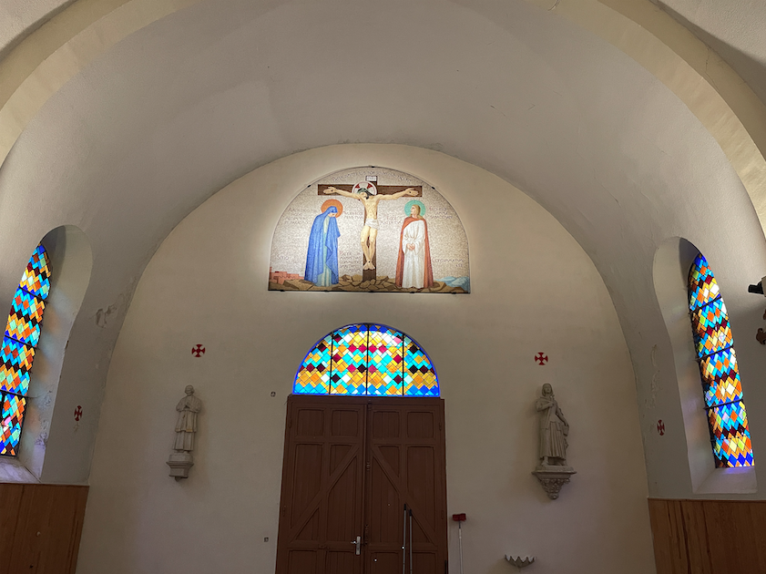 Église de Thorenc Fresque Mosaïque