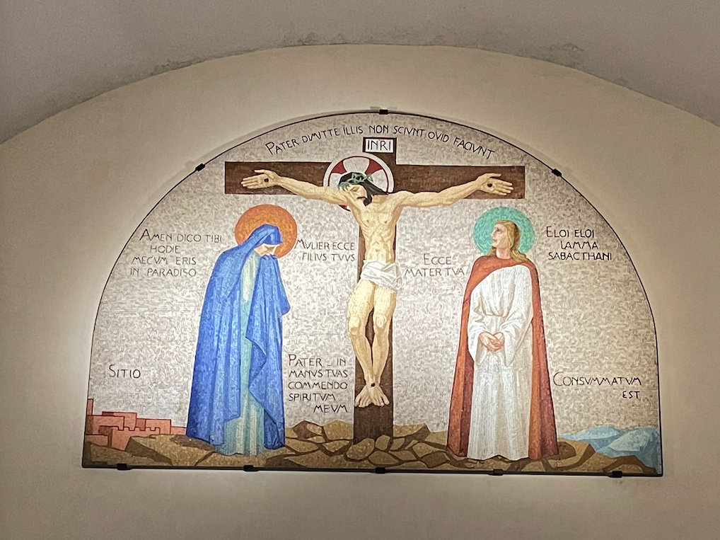 Thorenc Mosaïque restaurée à voir dans l'église du village